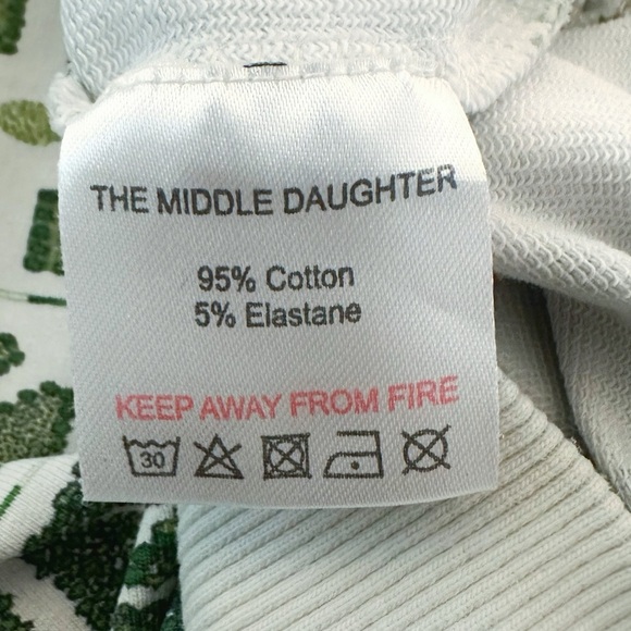 The Middle Daughter | Geometric Print Crewneck Sweatshirt (11-12 yrs) 💚 - Picture 6 of 6